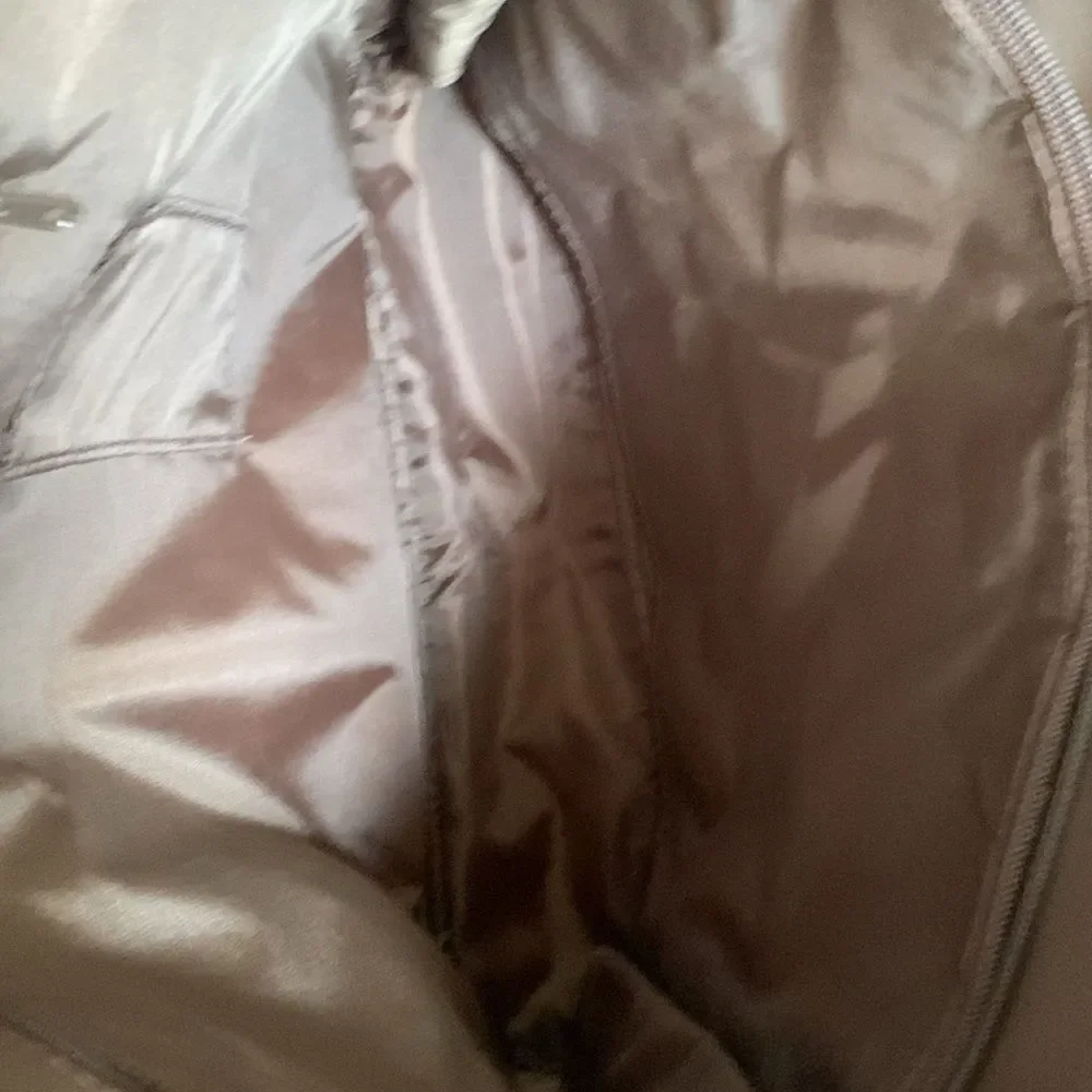 Bueno NWOT light brown briefcase style bag